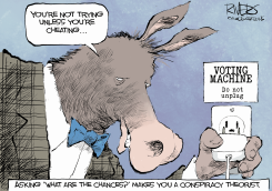 ELECTION MACHINES GO DOWN BUT NOTHING TO SEE HERE by Rivers