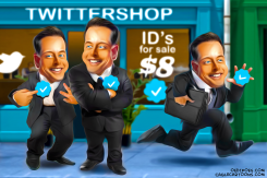TWITTERSHOP ELON MUSK by Bart van Leeuwen