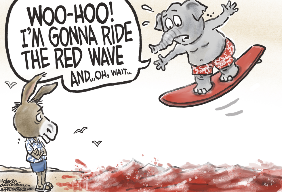 GOP Red Wave Hopes Crash as Midterm Results Disappoint
