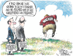 HERSCHEL WALKER RUNOFF by John Darkow