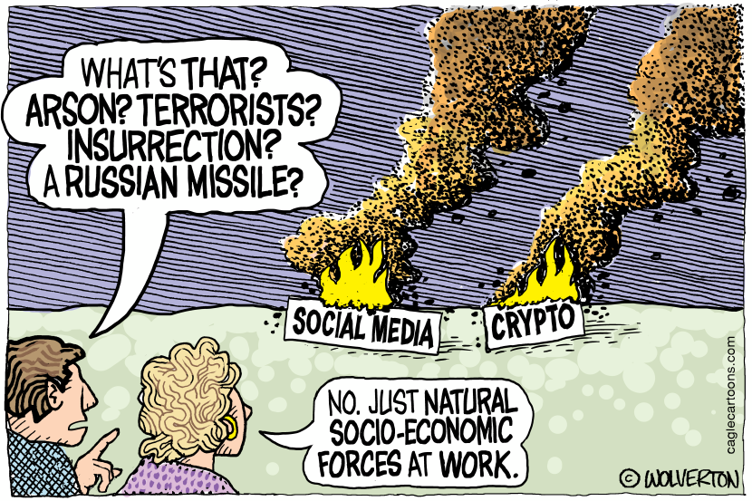 Fall of Crypto and Social Media