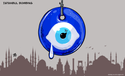 ISTANBUL BOMBING  by Emad Hajjaj