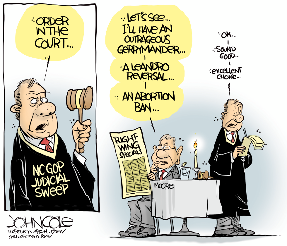 NORTH CAROLINA GOP judicial sweep