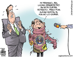 UN SUETER ESTIRADO PARA JEB /  by Jeff Parker