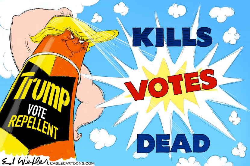 Trump Vote Repellent Kills Votes Dead