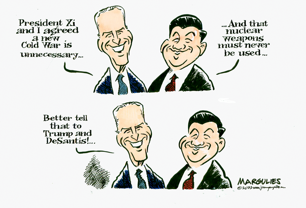 Biden and Xi, Trump and De Santis