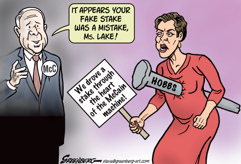Kari Lake and John McCain