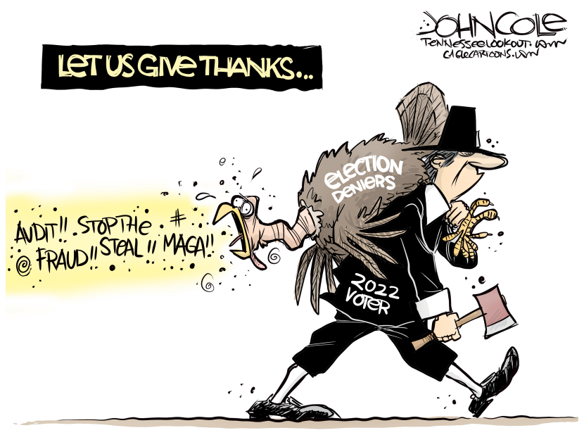 Election denier Thanksgiving