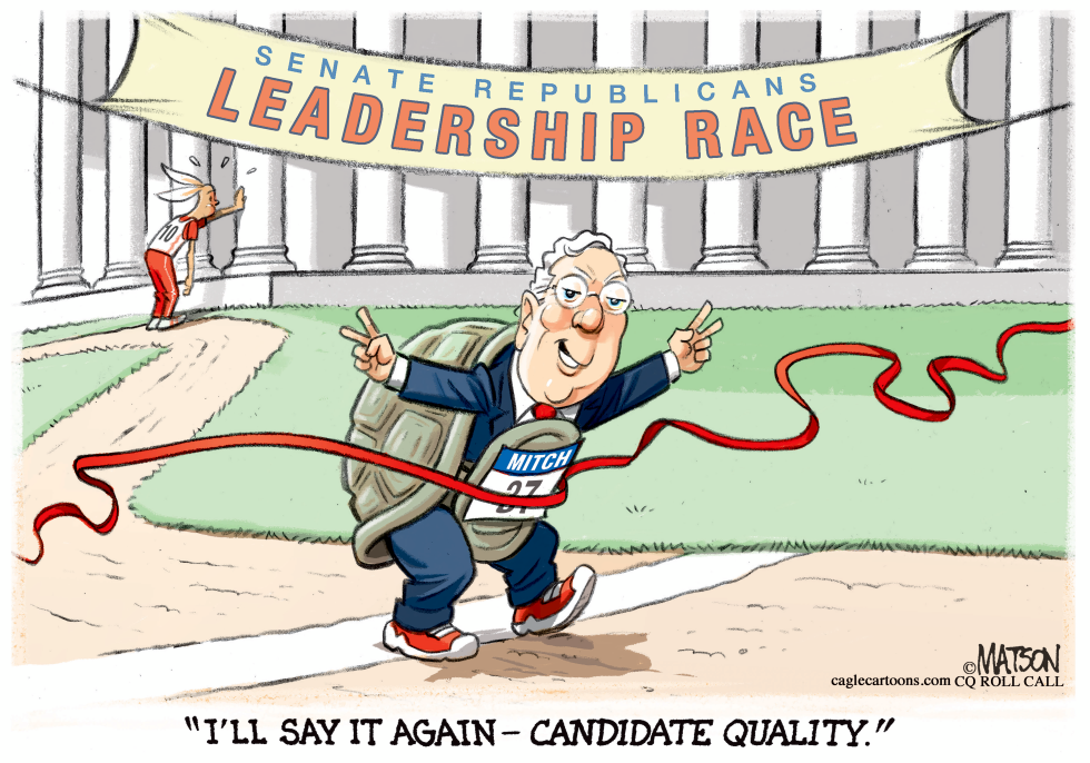 Mitch McConnell Wins Senate Minority Leader Race