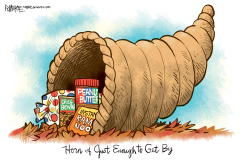 HORN OF JUST ENOUGH TO GET BY by Rick McKee