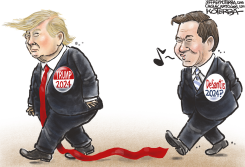 TRUMP AND DESANTIS IN 2024 by Jeff Koterba