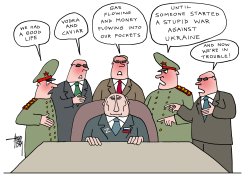 PUTIN AND FRIENDS by Arend van Dam