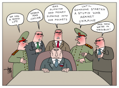 PUTIN AND FRIENDS by Arend van Dam