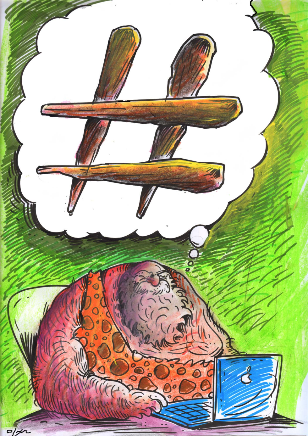 Caveman Hashtag
