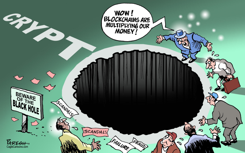 Crypto black hole
