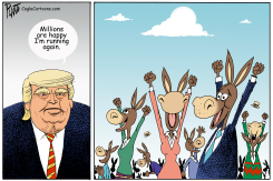 TRUMP RUNS by Bruce Plante