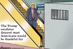 TRUMP ESCALATOR by Steve Greenberg