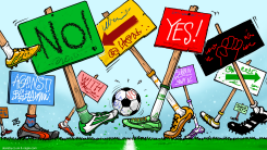 WORLD CUP 2022 : TOO MUCH POLITICS  by Emad Hajjaj