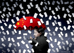 CHINA WHITEPAPER PROTESTS by Niels Bo Bojesen