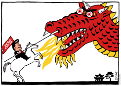 CHINA CORONA PROTESTS by Schot