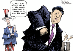 CHINA’S CRACKDOWN by Rivers
