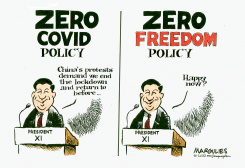 CHINESE PROTESTS by Jimmy Margulies
