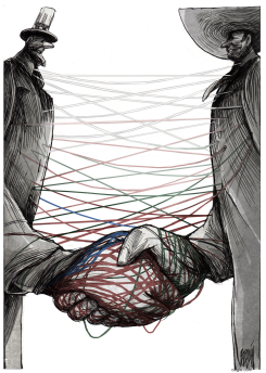 INTERTWINED RELATIONSHIP by Angel Boligan