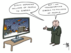 SIBERIA AND PUTIN by Arend van Dam