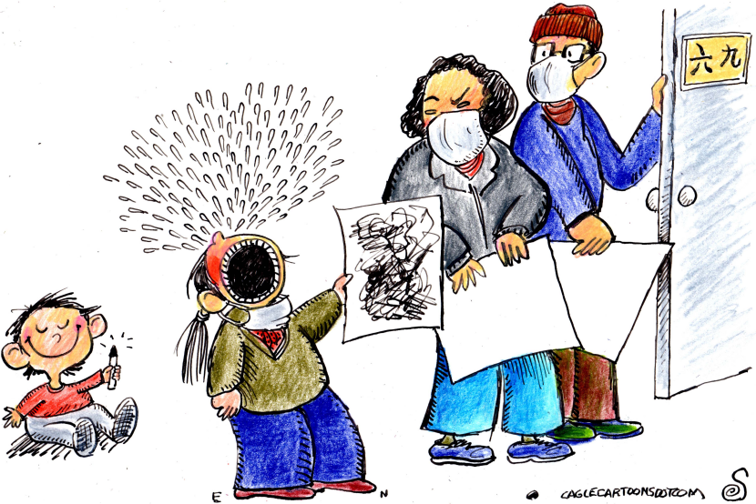CHINESE PAPER PROTESTS