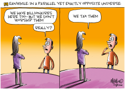 BILLIONAIRES IN AN ALTERNATE UNIVERSE by Dave Whamond