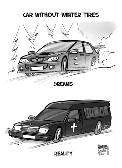 WINTER TIRES by Gatis Sluka