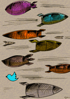 TWITTER BOMBS by Oguz Gurel
