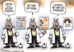 QATAR HUMAN RIGHTS by Joe Heller
