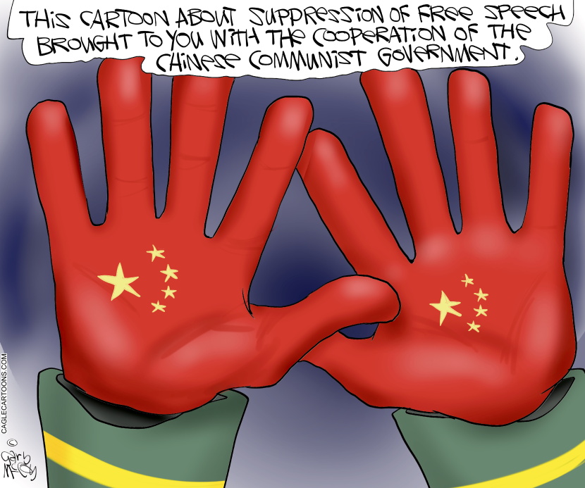 China Blocks Speech