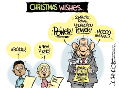 NORTH CAROLINA TIM MOORE'S CHRISTMAS WISH by John Cole