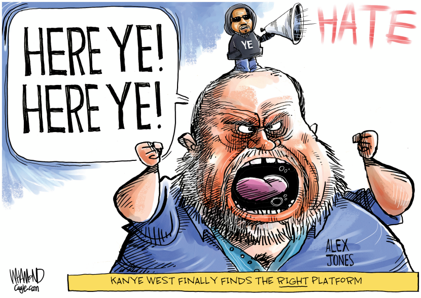 A platform for Kanye