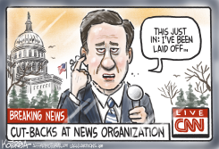 CNN LAYOFFS by Jeff Koterba