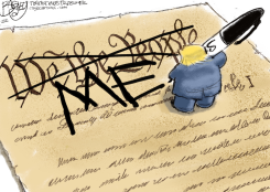 TRUMP CONSTITUTION by Pat Bagley