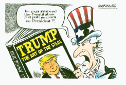 TRUMP SAYS SUSPEND THE CONSTITUTION by Jimmy Margulies