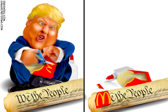 CONSTITUTION TRUMP by Bart van Leeuwen
