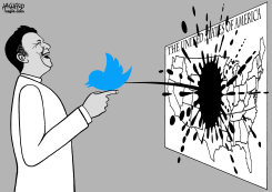 MUSK HANDLES TWITTER by Rainer Hachfeld