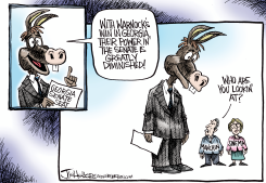 WARNOCK WIN by Joe Heller