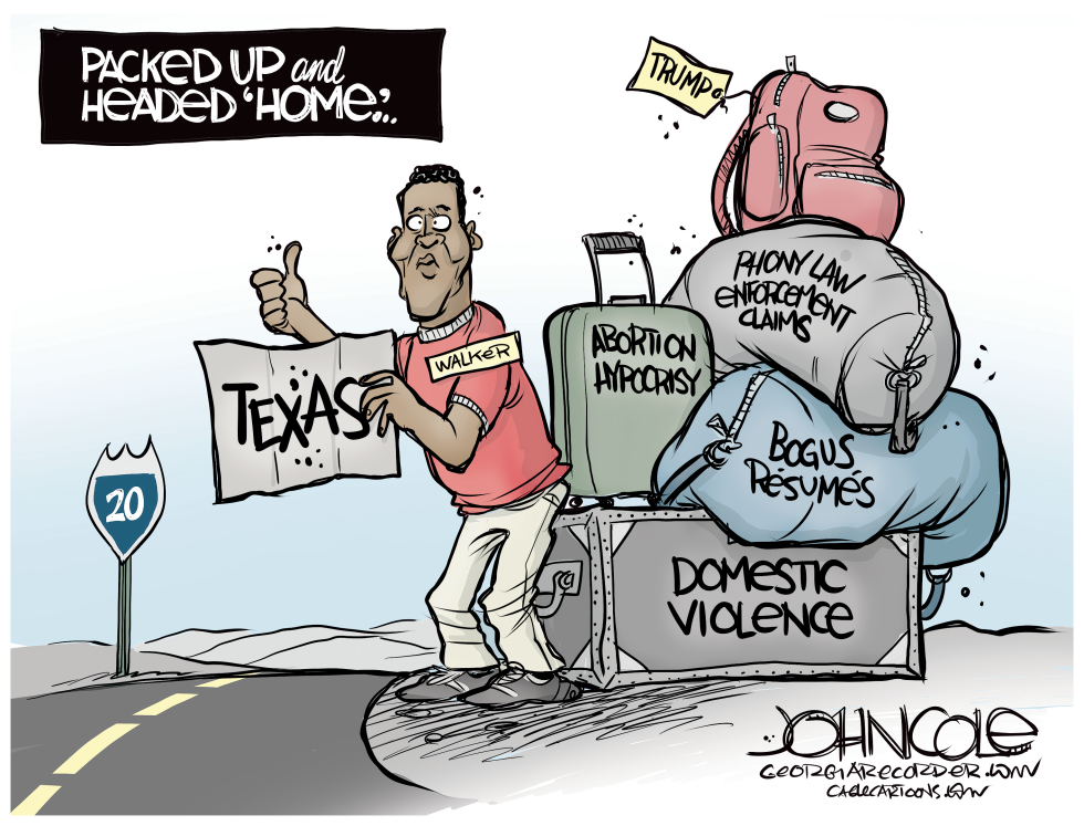Herschel Walker heads back to Texas