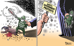 IRAN MORALITY POLICE by Paresh Nath