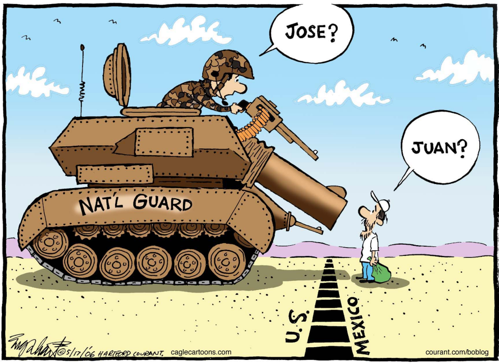  NATIONAL GUARD by Bob Englehart