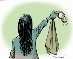GETTING RID OF THE MULLAHS by Patrick Chappatte