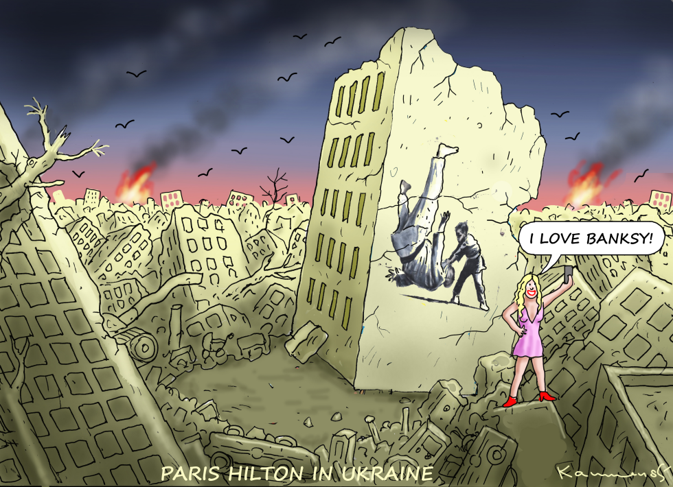 Paris Hilton in Ukraine
