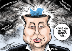 MUSK BIRD BATH by Kevin Siers