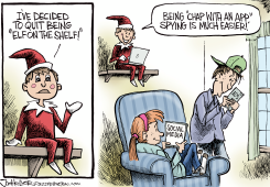 ELF ON THE SHELF by Joe Heller