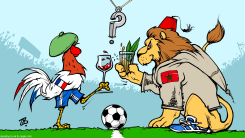 MOROCCO VS FRANCE by Emad Hajjaj